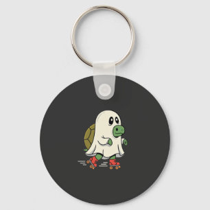 Porte-clés Patins à roulettes Tortue Fantôme Design Halloween