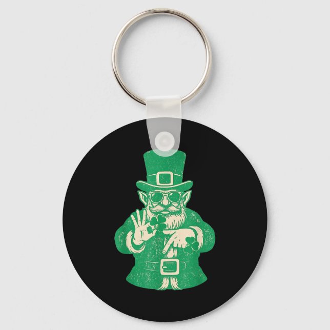 Porte-clés Patricks Day, Leprechauns Funny 6 Meme Gift Men, W (Recto)