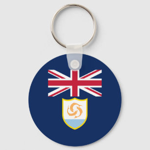 Porte-clés Patriotic Anguilla Flag Keychain