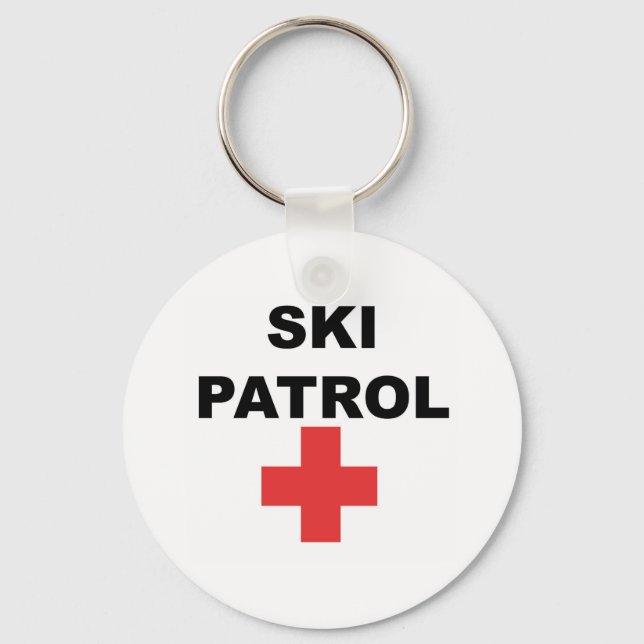 Porte-clés Patrouille de ski (Recto)