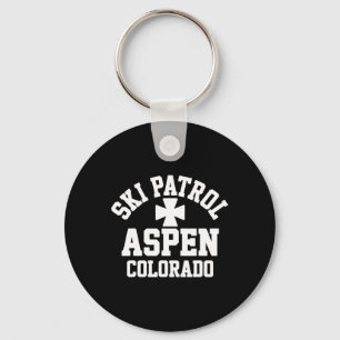 Porte-clés Patrouille de ski Aspen Colorado Ski et Snowboard