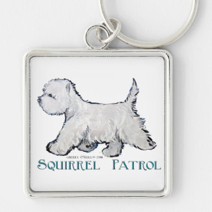 Porte-clés Patrouille d'écureuil de Westie