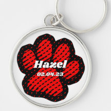 Patte rouge de chien