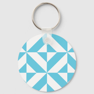 Porte-clés Patters de Ocean Blue Geometric Deco