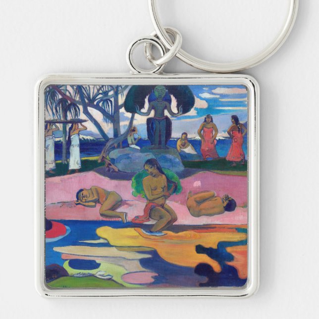 Porte-clés Paul Gauguin - Jour du Dieu / Mahana no atua (Devant)