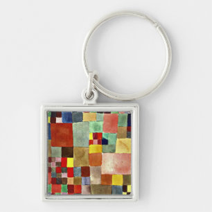 Porte-clés Paul Klee art : Flora sur Sable, célèbre peintur