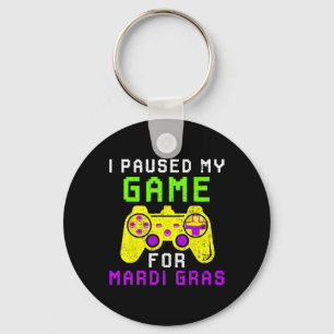Porte-clés Pause Mon Jeu Pour Mardi Gras Video Game Control