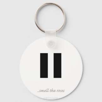 Porte-clés Pause sentir le rose - Porte - clé