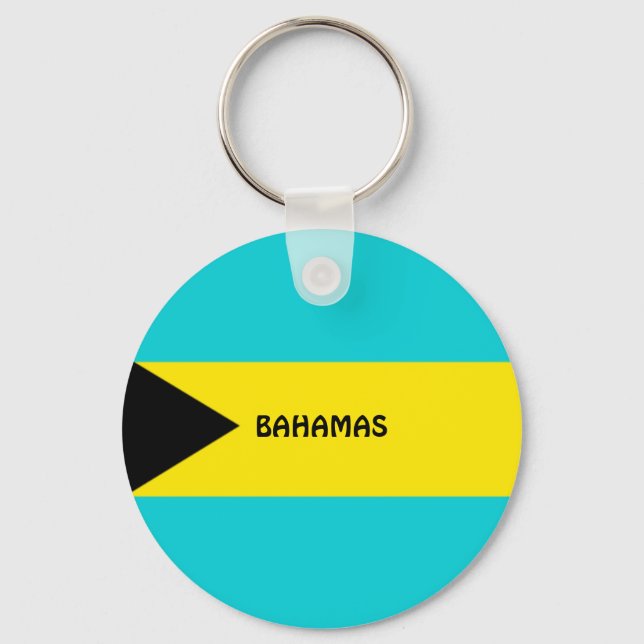 Porte-clés pavillon des Bahamas (Recto)