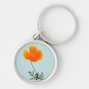 Porte-clés pavot orange
