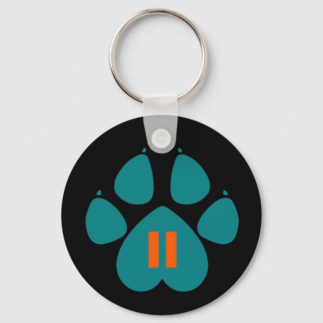 Porte-clés paw keychain (Recto)
