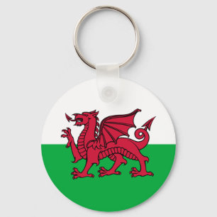 Porte-clés Pays de Galles - Drapeau gallois