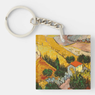 Porte-clés Paysage avec Maison et PloughmaVincent van Gogh