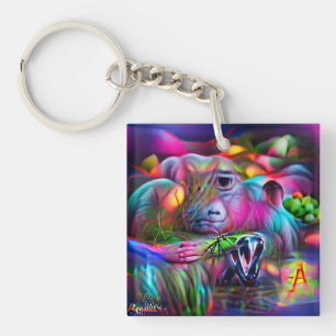 Porte-clés Paysage de rêve vif : Agrizoophobie
