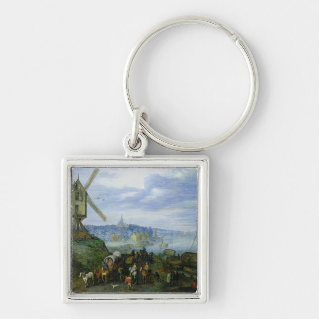 Porte-clés Paysage de rivière (Devant)