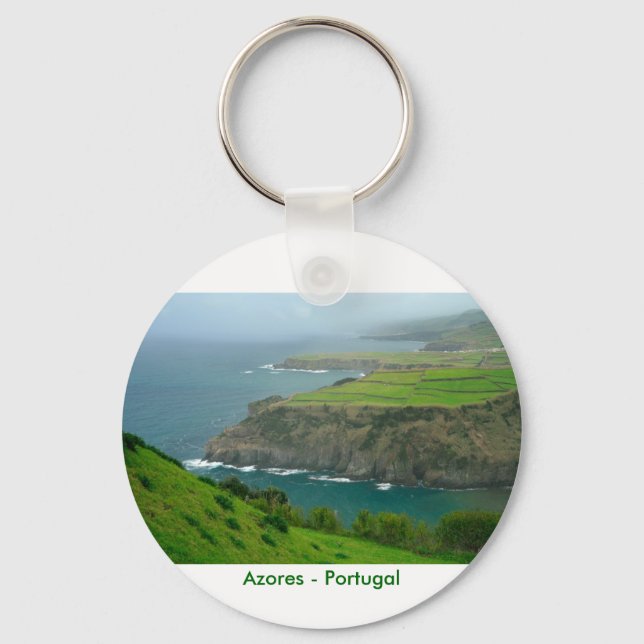 Porte-clés Paysage des Açores (Recto)