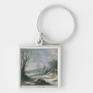 Porte-clés Paysage d'hiver