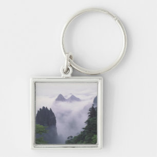Porte-clés Paysage du Mt. Huangshan (Montagne Jaune) dans