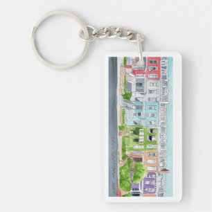 porte-clés paysage urbain
