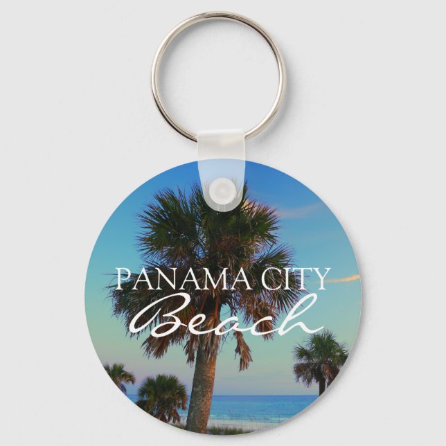 Porte-clés PCB Panama City Beach Floride Clavier de valeur (Recto)