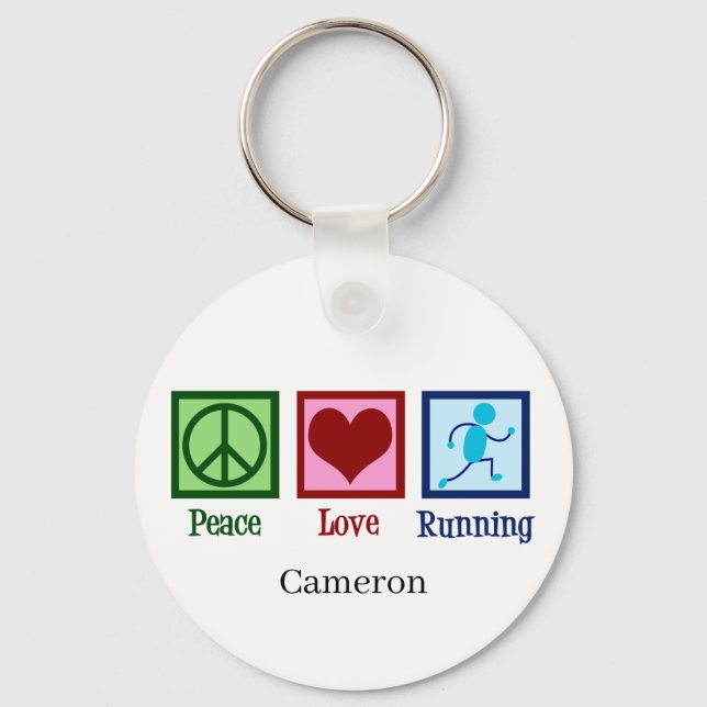Porte-clés Peace Love (Recto)