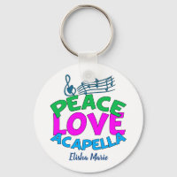Peace Love Acapella Group Cute Personnalisable