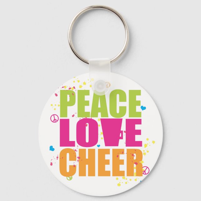 Porte-clés Peace Love Cheer Porte - clé (Recto)