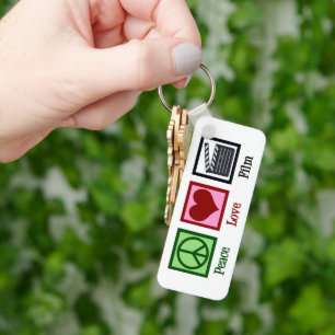 Porte-clés Peace Love Film Company Custom Clapper Board