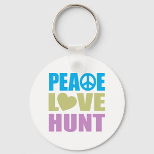 Porte-clés Peace Love Hunt