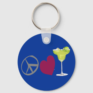 Porte-clés Peace Love Margaritas Porte - clé