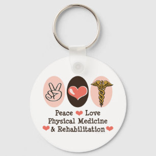 Porte-clés Peace Love PM&R Porte - clé