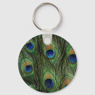 Porte-clés Peacock feather