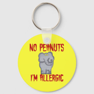Porte-clés Peanut Allergy Elephant