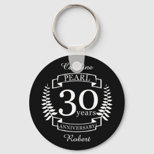 Porte-clés Pearl 30th wedding anniversary 30 years