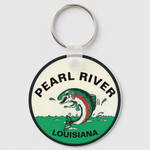 Porte-clés Pearl River, LA Vintage Keychain