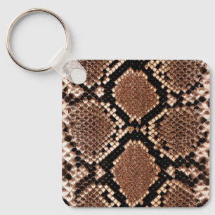 Porte-clés Peau de Crotale Diamanté Occidental