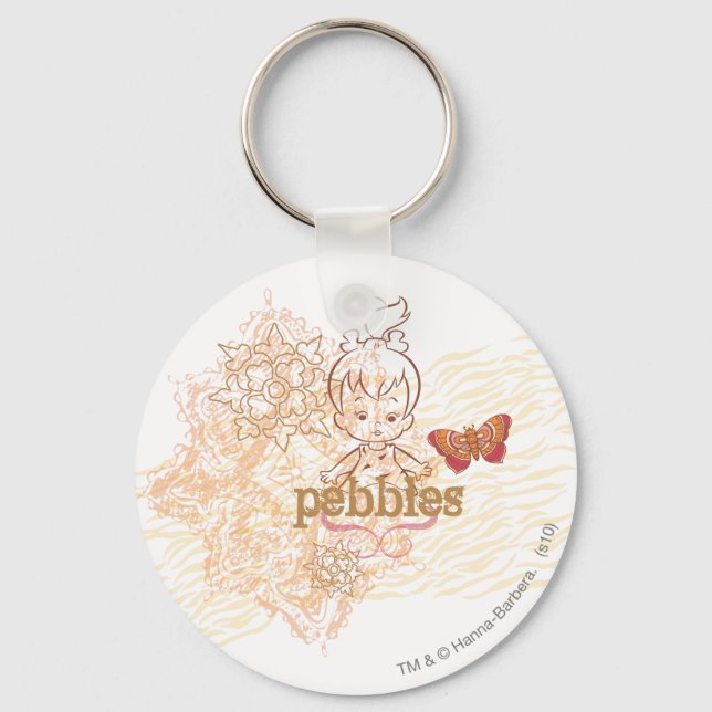 Porte-clés PEBBLES™ Sandy Design (Recto)