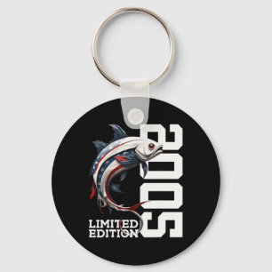 Porte-clés Pêche d'anniversaire d'Angler Édition limitée 2005