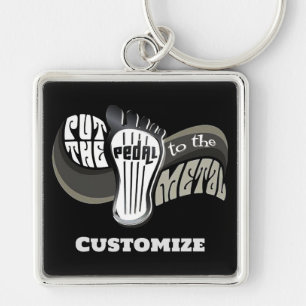 Porte-clés Pédale Au Métal