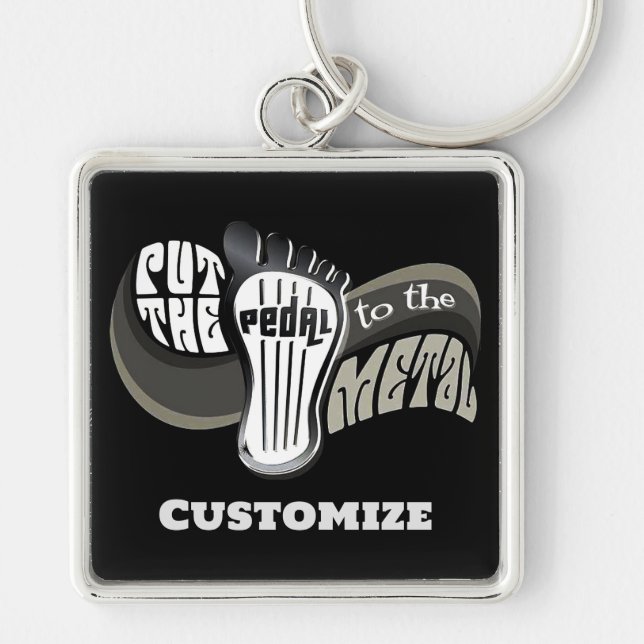Porte-clés Pédale au plancher (Devant)