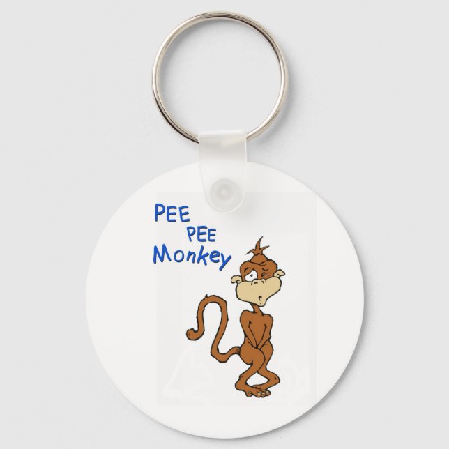 Porte-clés Pee Pee Monkey (Recto)