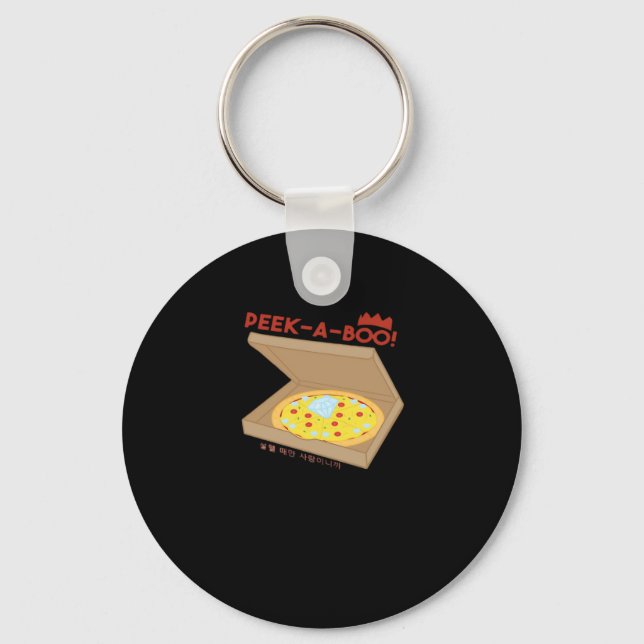 Porte-clés Peekabo Basic & Drôle Design (Recto)