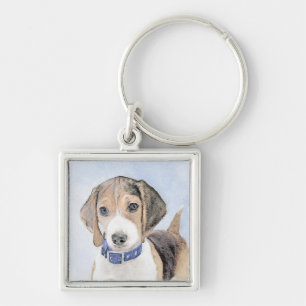 Porte-clés Peinture beagle - Cute Original Chien Art