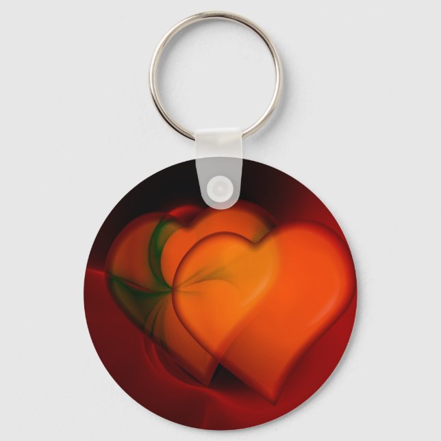 Porte-clés Peinture cardiaque (Recto)