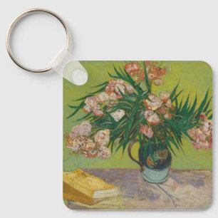 Porte-clés Peinture de fleurs d'oléandre par Vincent Van Gogh
