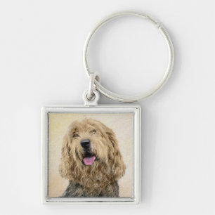 Porte-clés Peinture d'Otterhound - Joli art original de chien