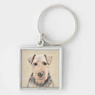 Porte-clés Peinture galloise Terrier - Cute Original Chien Ar