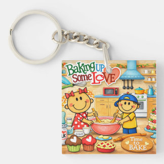 Porte-clés Pendentif "Baking Up Some Love"