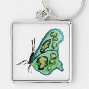 Porte-clés Pendentif Porte - clé papillon vert