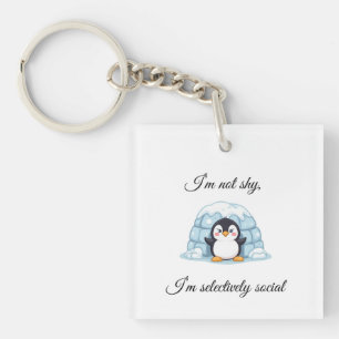 Porte-clés Penguin & Igloo Keychain